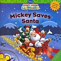 [중고] Mickey Saves Santa [With Sticker(s)] (Paperback)