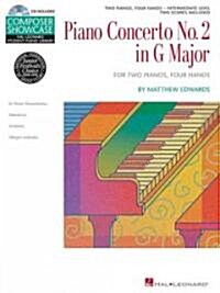 Piano Concerto No. 2 in G Major for Two Pianos, Four Hands (Paperback, Compact Disc)