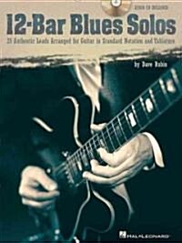 12-Bar Blues Solos Book/Online Audio [With CD] (Paperback)