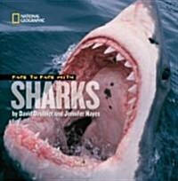 Face to Face with Sharks (Library Binding)