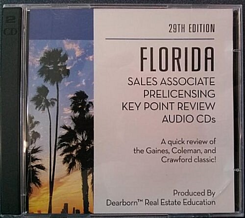 Florida Sales Associate Prelicensing Key Point Review (Audio CD)