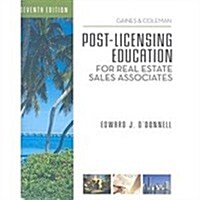 Post-Licensing Education for Real Estate Sales Associates (Paperback, 7)