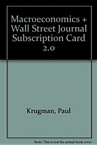 Macroeconomics + Wall Street Journal Subscription Card 2.0 (Paperback)