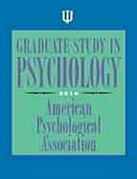 Graduate Study in Psychology 2010 (Paperback, 1st)