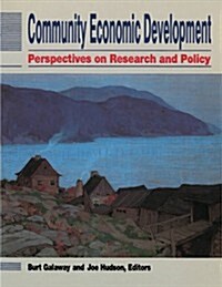 Community Economic Development: Perspectives on Research and Policy (Paperback)