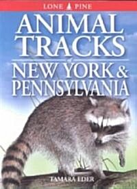 Animal Tracks of New York & Pennsylvania (Paperback)