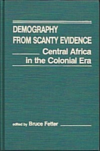 Demography from Scanty Evidence (Hardcover)