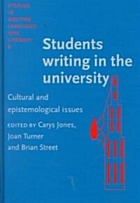 Students Writing in the University (Hardcover)