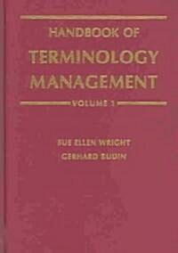 Handbook of Terminology Management (Hardcover)