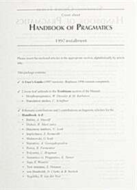 Handbook of Pragmatics (Loose Leaf)