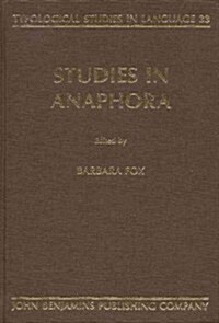Studies in Anaphora (Paperback)