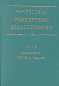 Handbook of Perceptual Dialectology (Hardcover)