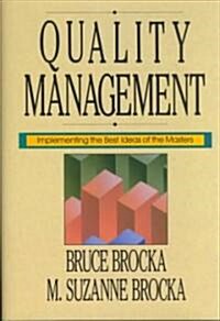 Quality Management (Hardcover)