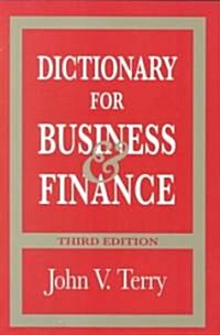 Dictionary for Business & Finance (Paperback, 3)