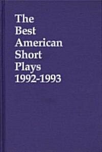 The Best American Short Plays 1992-1993 (Hardcover, 1992-1993)