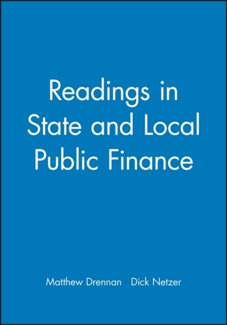 Readings in State and Local Public Finance (Paperback)