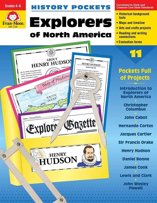 History Pockets: Explorers of North America, Grade 4 - 6 Teacher Resource (Paperback, Teacher)