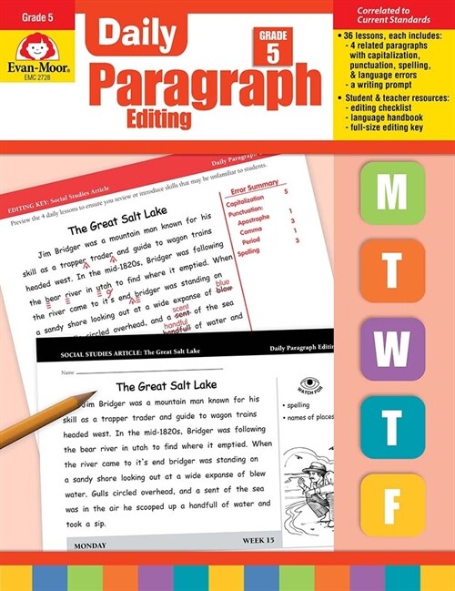 Daily Paragraph Editing, Grade 5 Teacher Edition (Paperback)
