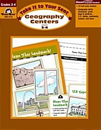 [Evan-Moor] Geography Centers 3-4 : Teachers Rescource (Paperback)