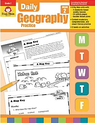 Daily Geography Practice: Grade 2 (Paperback, Teacher)