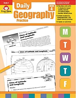Daily Geography Practice Grade 4: EMC 3713 (Paperback, Teacher)