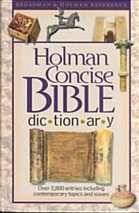 Holman Concise Bible Dictionary (Hardcover, Revised)