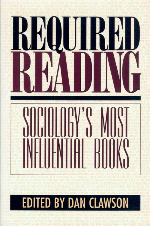 Required Reading: Sociologys Most Influential Books (Paperback)