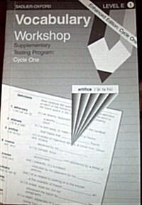 Vocabulary Workshop - Level E (Paperback, Enhanced)