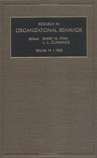 Research in Organizational Behavior (Hardcover)