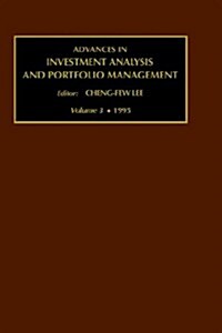 Advances in Investment Analysis and Portfolio Management (Hardcover)