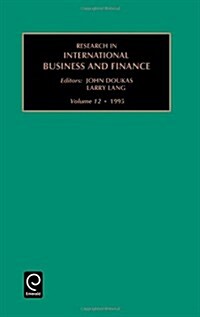 Research in International Business and Finance (Hardcover)