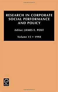 Research in Corporate Social Performance and Policy (Hardcover)