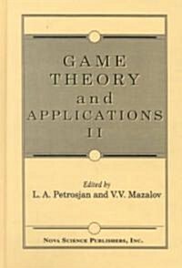 Game Theory and Applicationsv. 2 (Hardcover, UK)