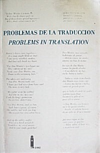 Problemas De LA Traduccion (Paperback)