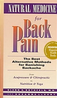 Natural Medicine for Back Pain (Paperback)