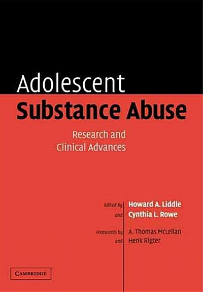 Adolescent Substance Abuse : Research and Clinical Advances (Paperback)