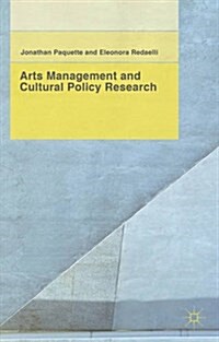 Arts Management and Cultural Policy Research (Hardcover)