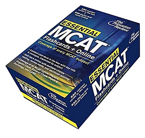 Essential MCAT: Flashcards + Online: Quick Review for Every MCAT Subject (Other)