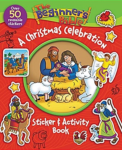 The Beginners Bible: A Christmas Celebration Sticker and Activity Book (Paperback)