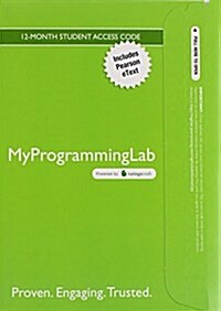 Mylab Programming with Pearson Etext -- Access Code Card -- For Absolute C++ (Hardcover, 6)