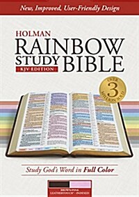 Rainbow Study Bible-KJV (Imitation Leather)