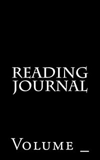 Reading Journal: Black Cover (Paperback)