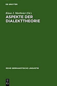 Aspekte Der Dialekttheorie (Hardcover)