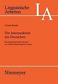 Die Interpunktion des Deutschen (Paperback)