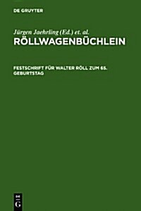R?lwagenb?hlein: Festschrift F? Walter R?l Zum 65. Geburtstag (Hardcover)