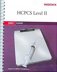 HCPCS 2007 Level II Expert (Paperback, Spiral)