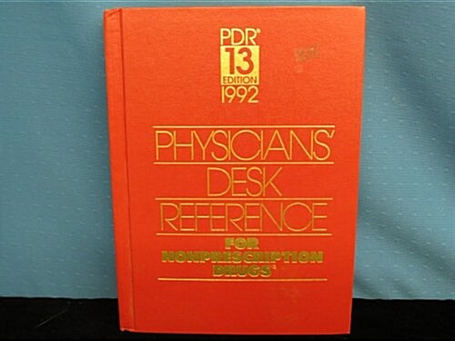 Physicians Desk Reference Non-prescription Drugs 13th/1992 (Hardcover)