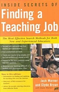[중고] Inside Secrets of Finding a Teaching Job (Paperback)