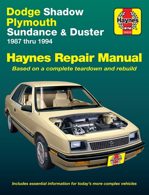 Dodge Shadow & Plymouth Sundance, Duster 1987-94 (Paperback, 3, Revised)