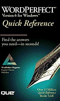 Wordperfect 6 for Windows Quick Reference (Paperback)